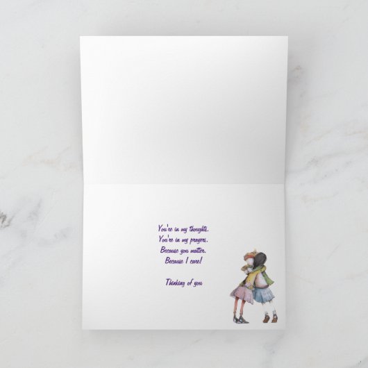 子猫愛 カード (内部)