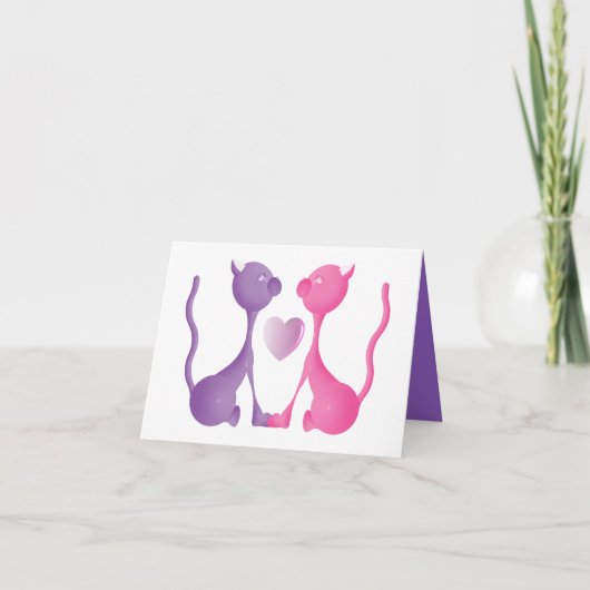 子猫愛 シーズンカード (正面)