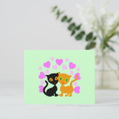 子猫愛 ポストカード (スタンド正面)