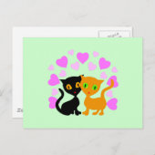 子猫愛 ポストカード (正面/裏面)