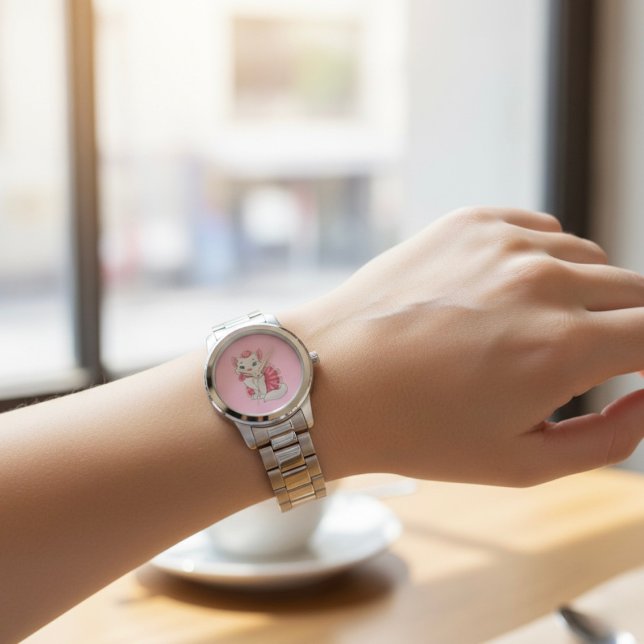 子猫時計 腕時計 (クリエイターアップロード済み)