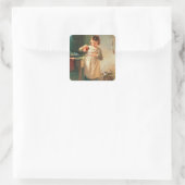 子猫朝食 スクエアシール (バッグ)