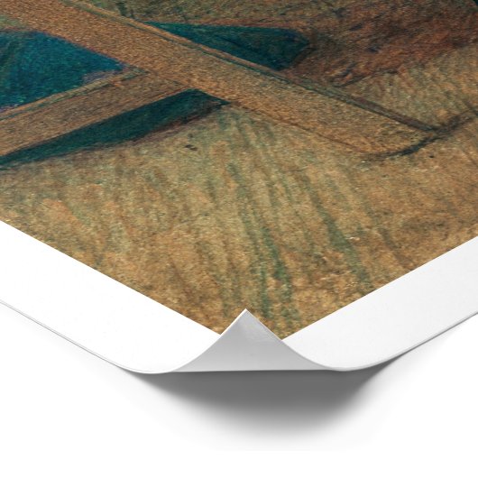 子猫朝食 ポスター (角)