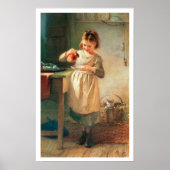 子猫朝食 ポスター (正面)