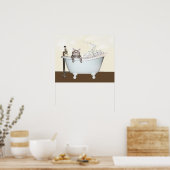 子猫浴時間 ポスター (キッチン)