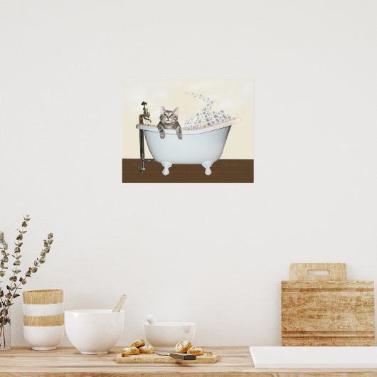 子猫浴時間 ポスター (キッチン)