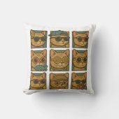 子猫熱狂するクラブ クッション (正面)