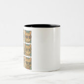 子猫熱狂するクラブ ツートーンマグカップ (中央)