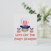 子猫独立記念日 ポストカード (スタンド正面)