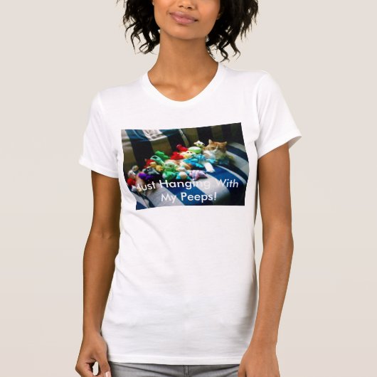 子猫猫ののぞき見 Tシャツ (正面)