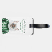 子猫猫のセーター|はあなたの名前を加えます ラゲッジタグ (裏面横)