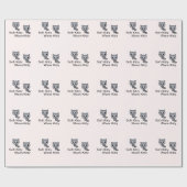 子猫猫の包装紙 ラッピングペーパー (フラット)