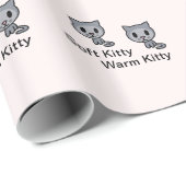 子猫猫の包装紙 ラッピングペーパー (ロールコーナー)