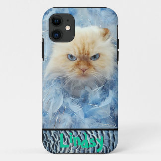 子猫猫の羽 iPhone 11 ケース