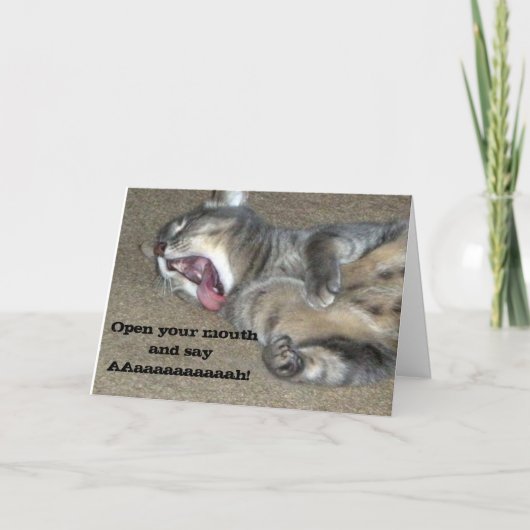 子猫猫をよりよくすぐに感じます カード (正面)