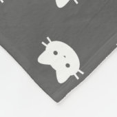 子猫猫ポリエステルフリースブランケット フリースブランケット (角)