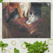 子猫猫 キッチンタオル (折り畳み)