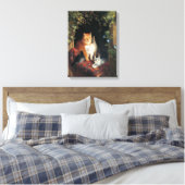 子猫猫 キャンバスプリント (インサイチュ (寝室))