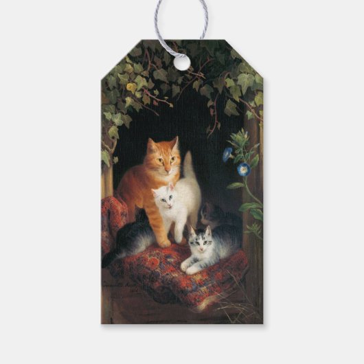 子猫猫 ギフトタグ (正面)