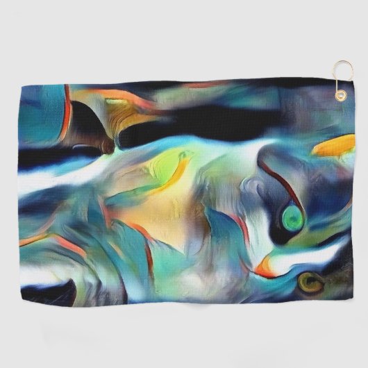 子猫猫 ゴルフタオル (横)