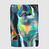 子猫猫 ゴルフタオル (正面)