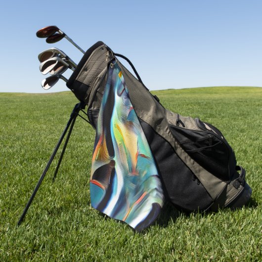 子猫猫 ゴルフタオル (グリーン)