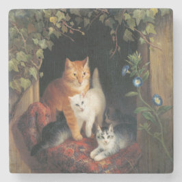 子猫猫 ストーンコースター