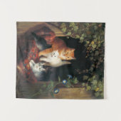 子猫猫 タペストリー (正面(横))