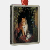 子猫猫 メタルオーナメント (右)