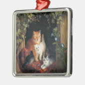 子猫猫 メタルオーナメント (左)