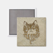 子猫用生糸 マグネット (正面/裏面)