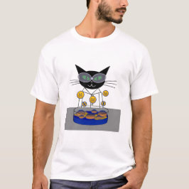 子猫着用保護具 Tシャツ