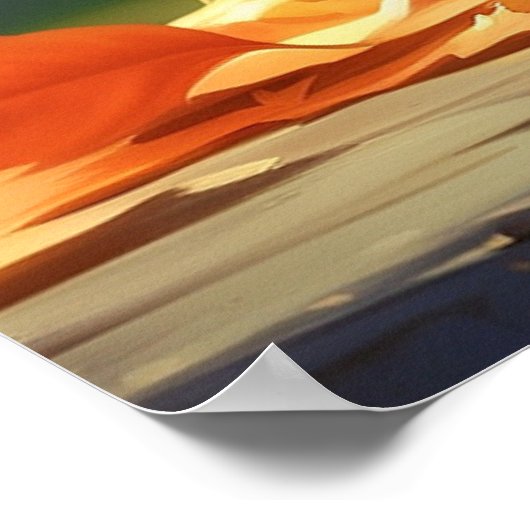 *~*子猫紅葉5:4 Kitten Cat AP68 ポスター (角)