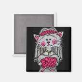 子猫花嫁のマグネット化 マグネット (正面/裏面)