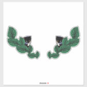 子猫葉 シール (シート)