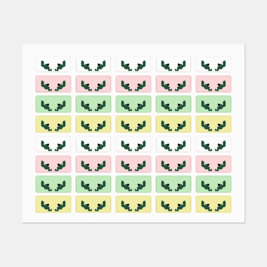 子猫葉 ラベル (シート)