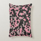 子猫迷彩柄 アクセントクッション (正面(垂直))