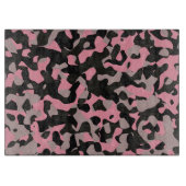 子猫迷彩柄 カッティングボード (正面)