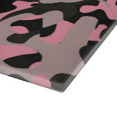 子猫迷彩柄 カッティングボード (角)