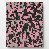 子猫迷彩柄 フォトプラーク (正面)