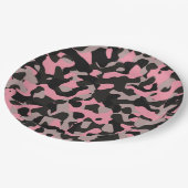 子猫迷彩柄 ペーパープレート (アングル)