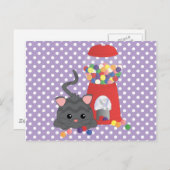 子猫遊とガンボール ポストカード (正面/裏面)