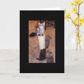 子猫遊の カード (黄色い花)