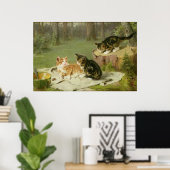 子猫遊の ポスター (ホームオフィス)