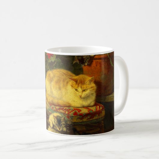 子猫遊 コーヒーマグカップ (正面右)