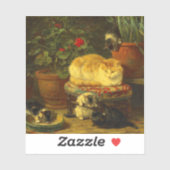 子猫遊 シール (シート)