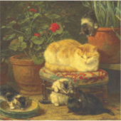 子猫遊 シール (正面)