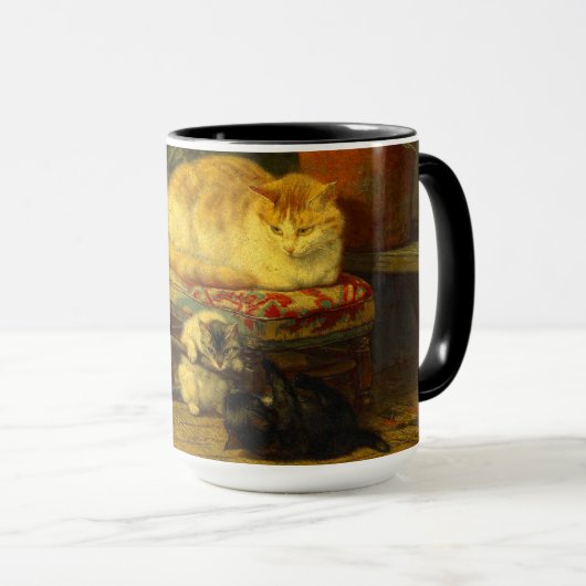 子猫遊 マグカップ (正面右)