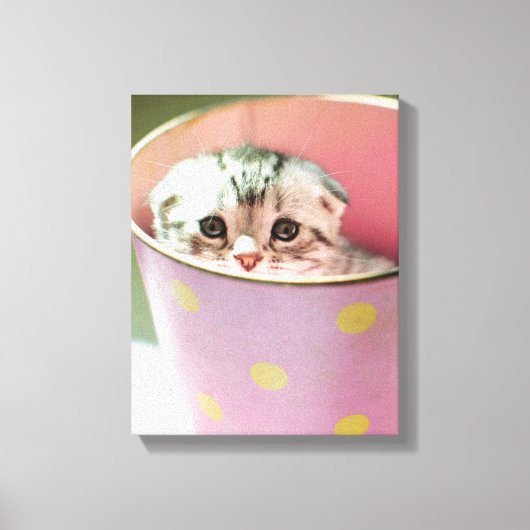 子猫隠し キャンバスプリント (正面)
