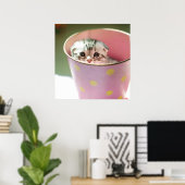 子猫隠し ポスター (ホームオフィス)